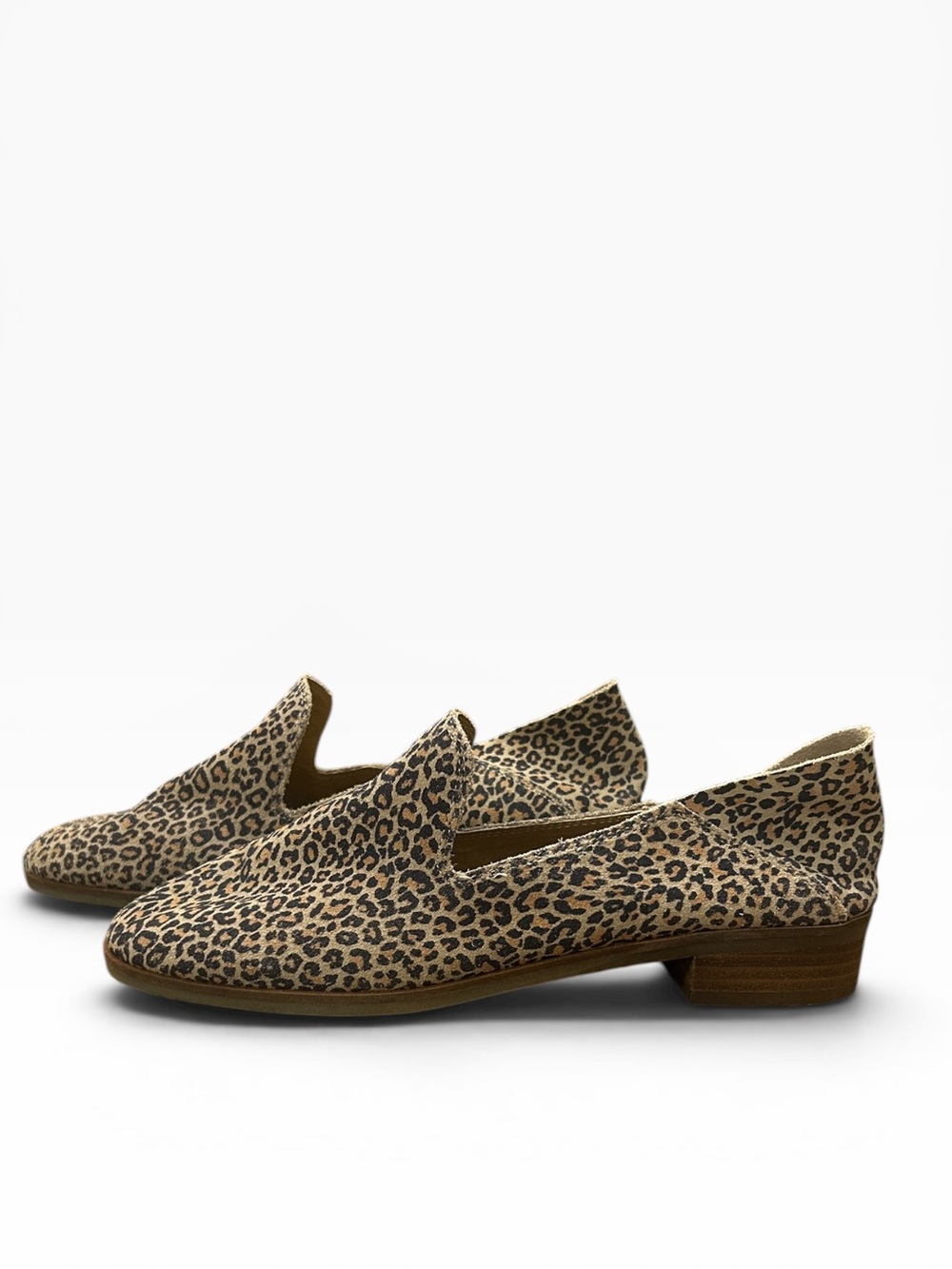 LUCKY BRAND Cahill Leopard Print Loafers Flats Size 8